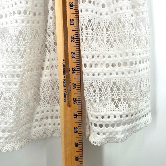 Swim cover Cover-Up lace white Woman extra small/ girls large - Picture 3 of 3